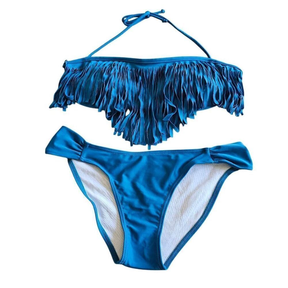 Royal blue 2pc bikini set Sz L